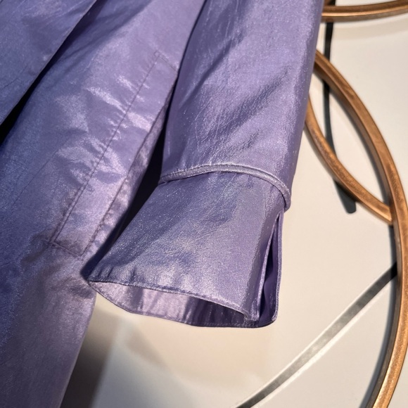 Lavender Embroidered Little. 100% polyester Shell & lining. - Picture 3 of 10